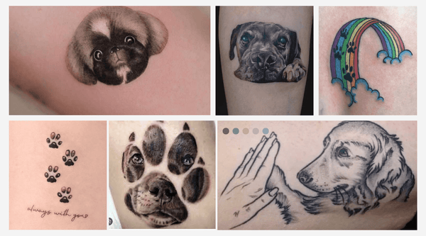 10 Beautiful Dog Memorial Tattoo Designs to Honor Your Furry Friend