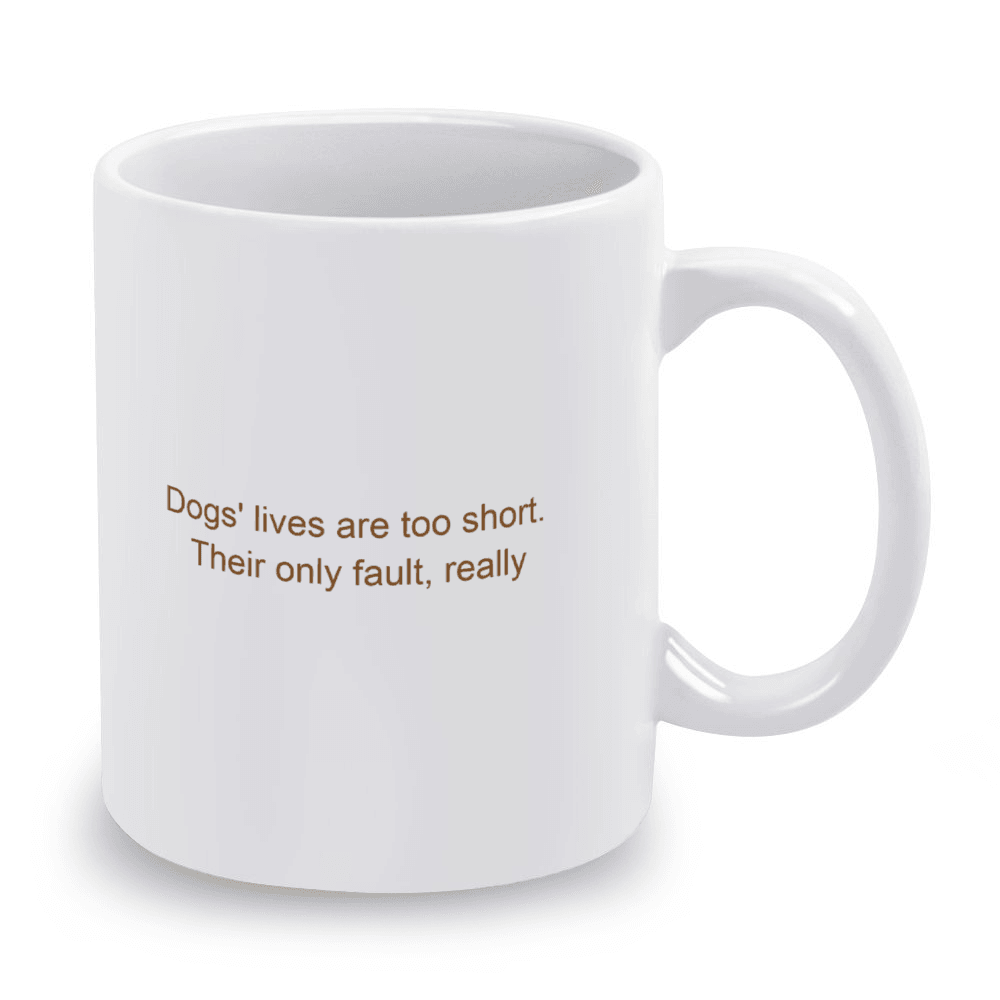 Dog Memorial Quote Coffee Mug - furry-angles