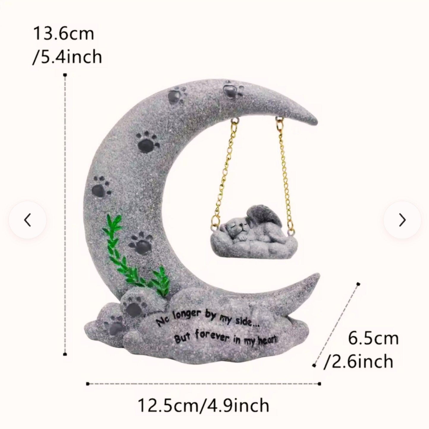 Dog Grave Stone - Swing on the Moon - furry-angles