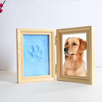 Dog Paw Print Memorial Photo Frame - furry-angles