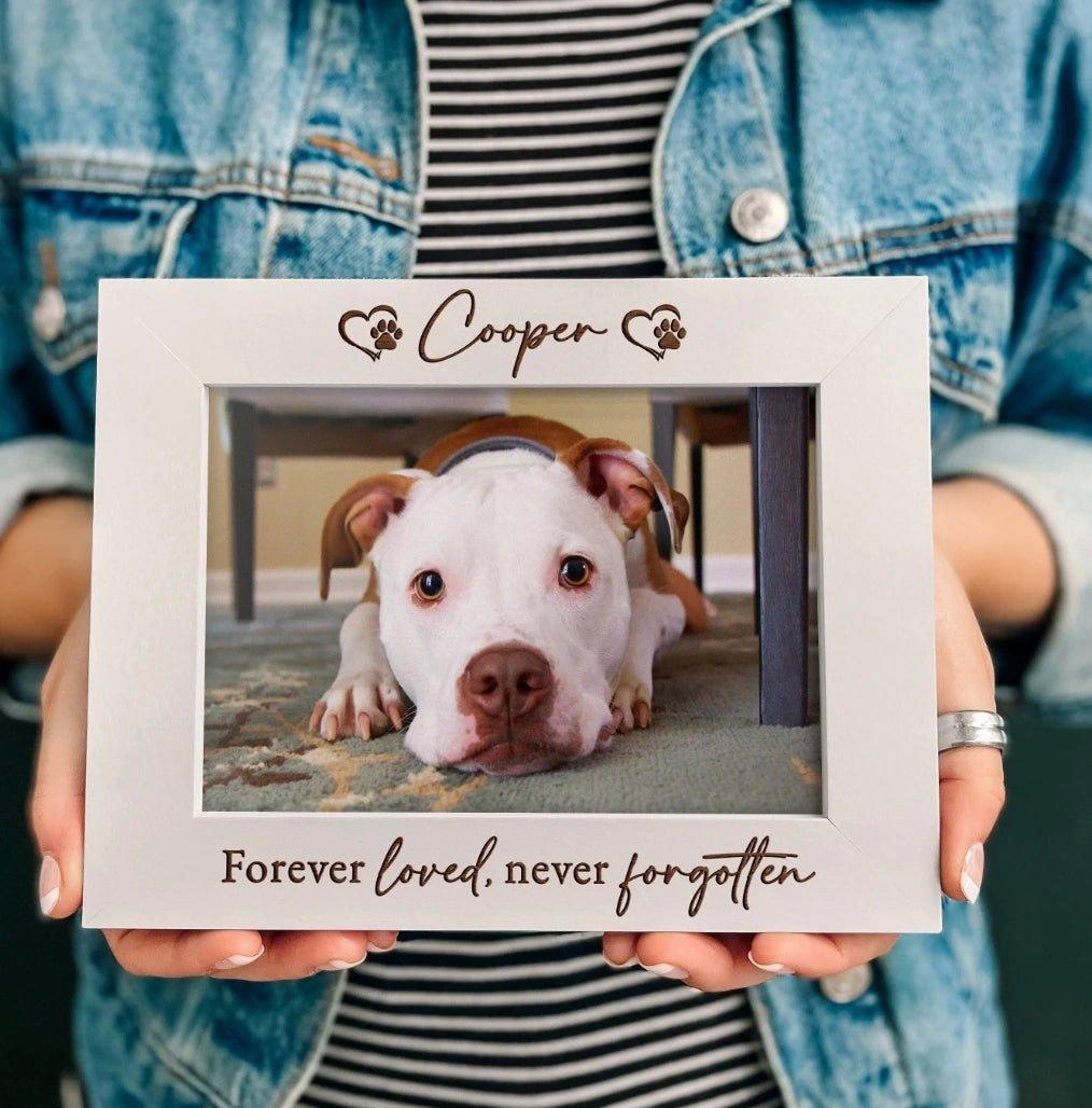 Personalized Dog Memorial Frame - furry-angles