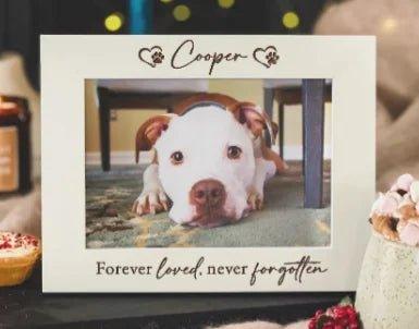 Personalized Dog Memorial Frame - furry-angles