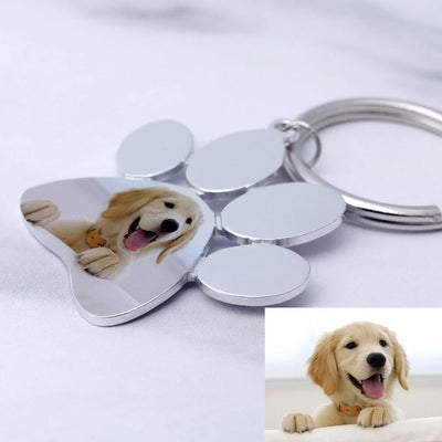 Personalized Dog Memorial Keychain - furry-angles