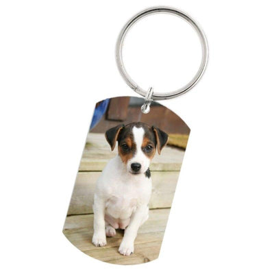 Personalized Dog Memorial Keychain - furry-angles
